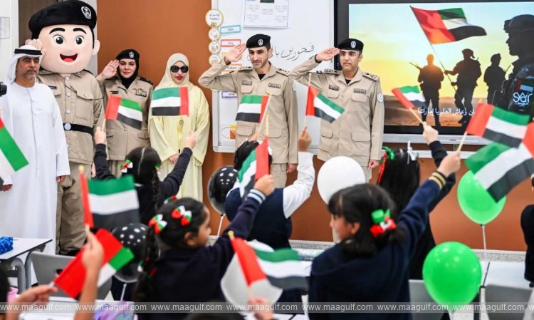 Sharjah Police welcomes students back to school