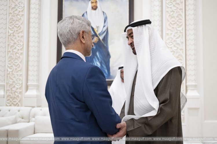 UAE President receives Indian Minister of External Affairs