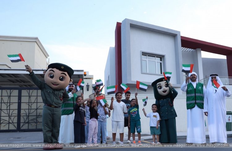 Dubai Police Bring UAE Flag Celebrations to Residential Communities