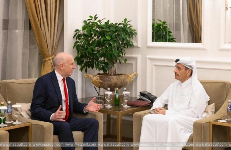 రక్షణ సహకారం పై ఖతార్ ప్రధాని, యూకే రక్షణ కార్యదర్శి చర్చలు..!!