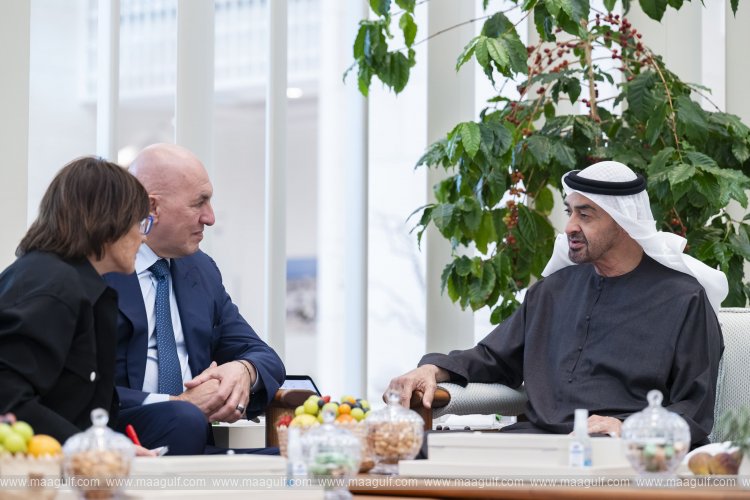 UAE President receives Italian Defence Minister