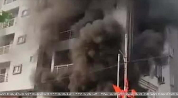 గచ్చిబౌలిలో భారీ అగ్నిప్రమాదం: 15 బైకులు దగ్ధం