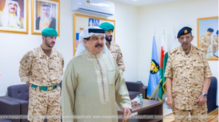 డిఫెన్స్ ఫోర్స్ సన్నద్ధతను సమీక్షించిన కింగ్ హమద్ ..!!