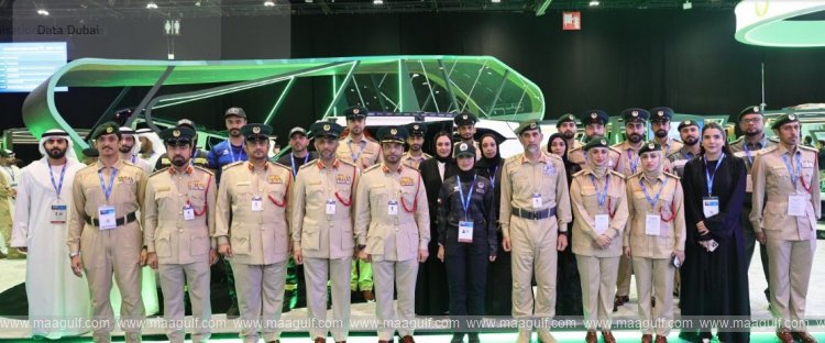 Al Marri Visits Dubai Police Stand at ISNR Exhibition