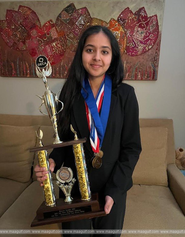 Telugu girl receives prestigious award in America