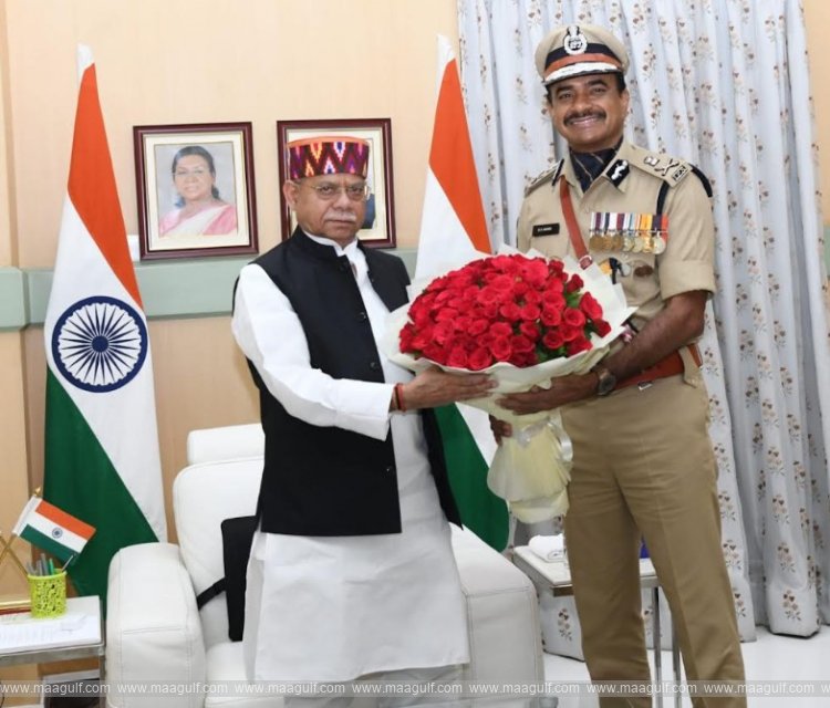 DGP CV Anand meets Governor Shukla