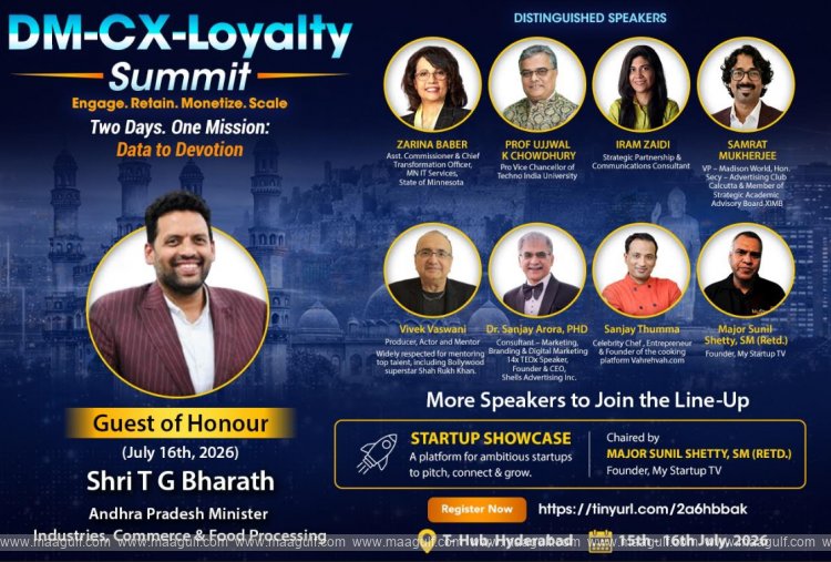 Global Brands, Industry Experts & Government Leaders to Converge in Hyderabad for DM–CX–Loyalty Summit 2026