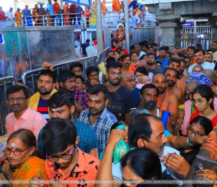 కాషాయమయంగా కొండగట్టు దేవాలయం