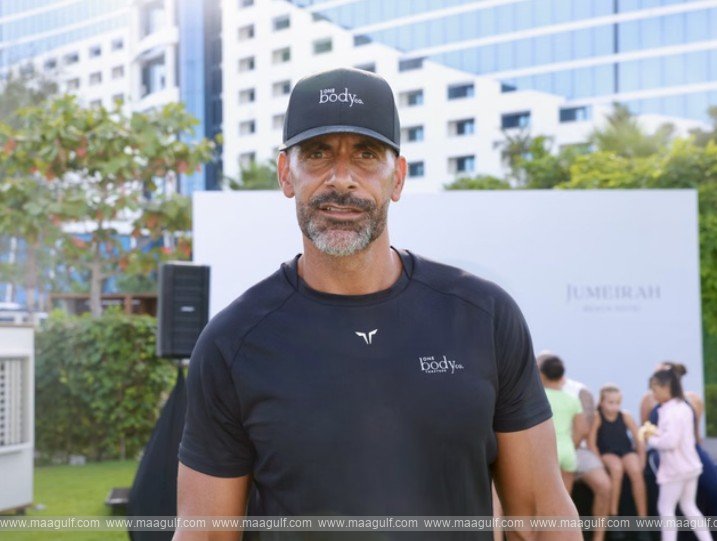 Rio Ferdinand Hosts Community Fitness Event in Dubai with Wife Kate