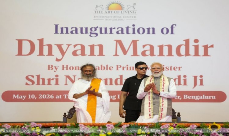 PM Modi inaugurates meditation temple at Art of Living’s 45th anniversary celebrations in Bengaluru