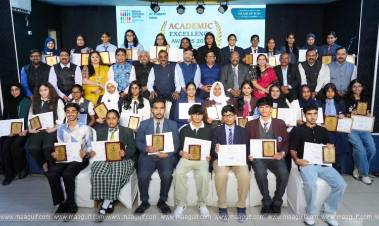 ఖతార్‌లోని CBSE టాపర్లను సన్మానించిన ICC..!!
