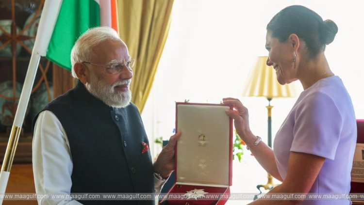 ప్రధాని మోదీకి స్వీడన్ అత్యున్నత పౌర పురస్కారం..