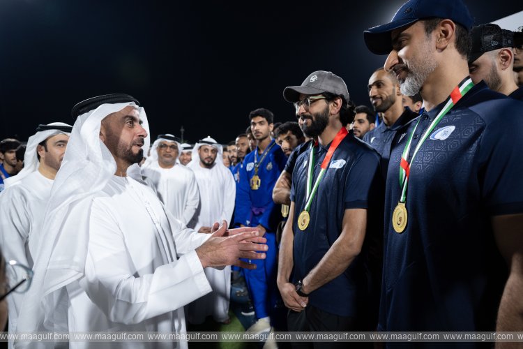 Saif bin Zayed meets Baniyas jiu-jitsu, volleyball teams