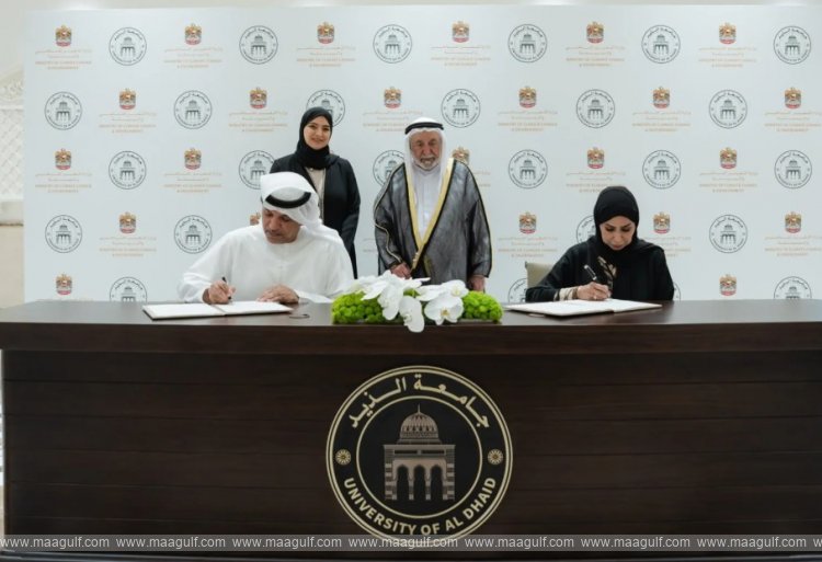 Sharjah Ruler witnesses MOCCAE and Al Dhaid Uni MoU signing