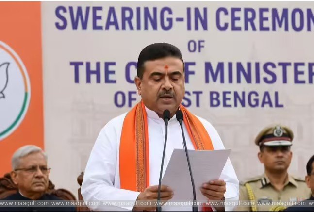 Suvendu Adhikari sworn in as Bengal CM