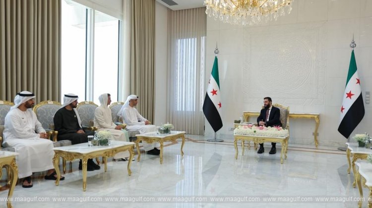 Syrian President receives Thani Al Zeyoudi, discusses partnership opportunities to support Syria’s economic recovery efforts