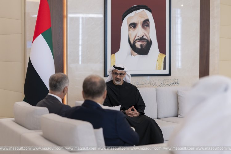Khaled bin Mohamed bin Zayed meets Group CEO of HSBC