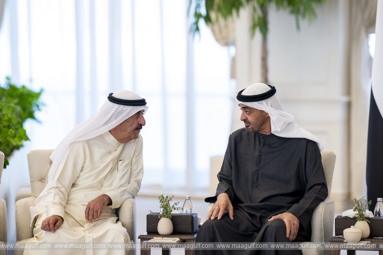 UAE President receives Ruler and Crown Prince of Umm Al Quwain