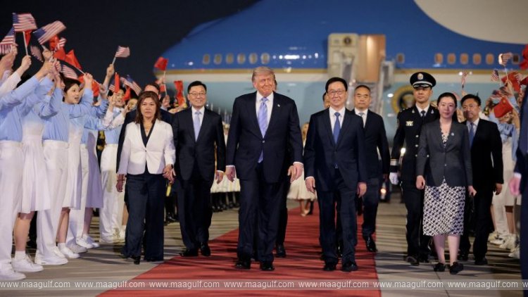 Trump arrived in China