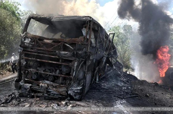Massive fire in Indonesia...16 dead