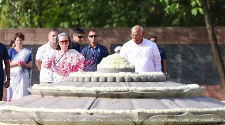 Sonia, Rahul, Kharge pay tribute to Rajiv Gandhi on 35th death anniversary