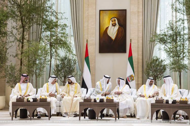 UAE President receives Rulers of the Emirates and Sheikhs on occasion of Eid Al-Adha