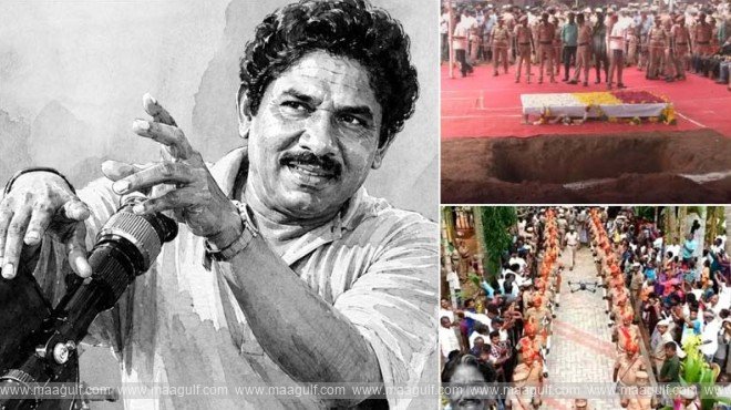 Bharathiraja\'s funeral complete with official government honors