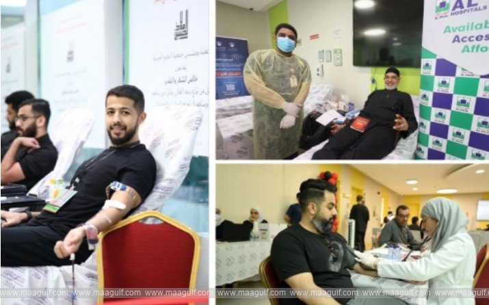 741 units of blood collected at the Imam Hussain blood donation camp...!!