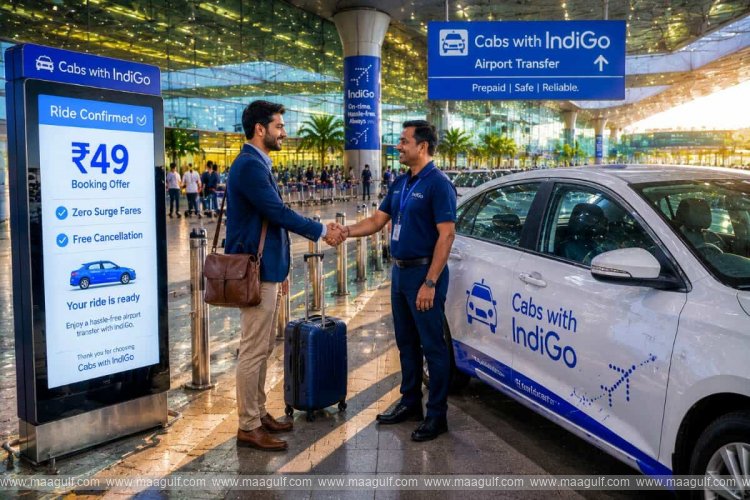 Indigo cab service has arrived..