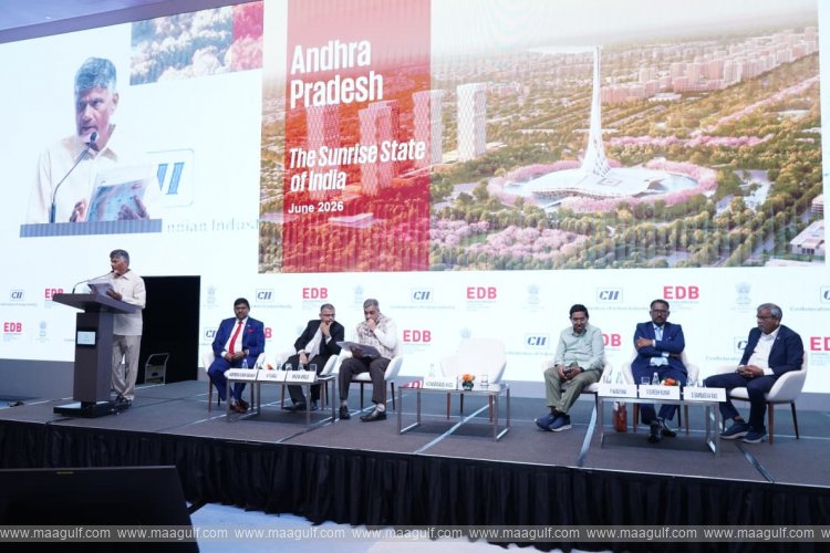 CM Chandrababu Naidu at CII Summit in Singapore
