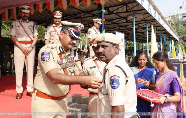 తెలంగాణ అభివృద్ధిలో పోలీసుల పాత్ర కీలకం: సైబరాబాద్ సీపీ డా.ఎం.రమేష్