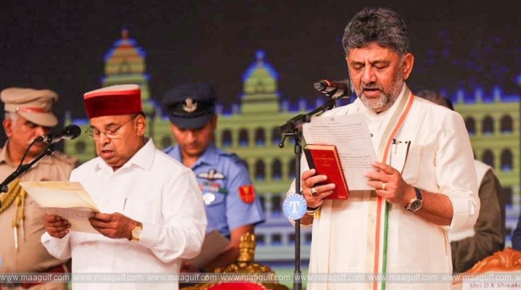 DK Shivakumar sworn in as Karnataka CM