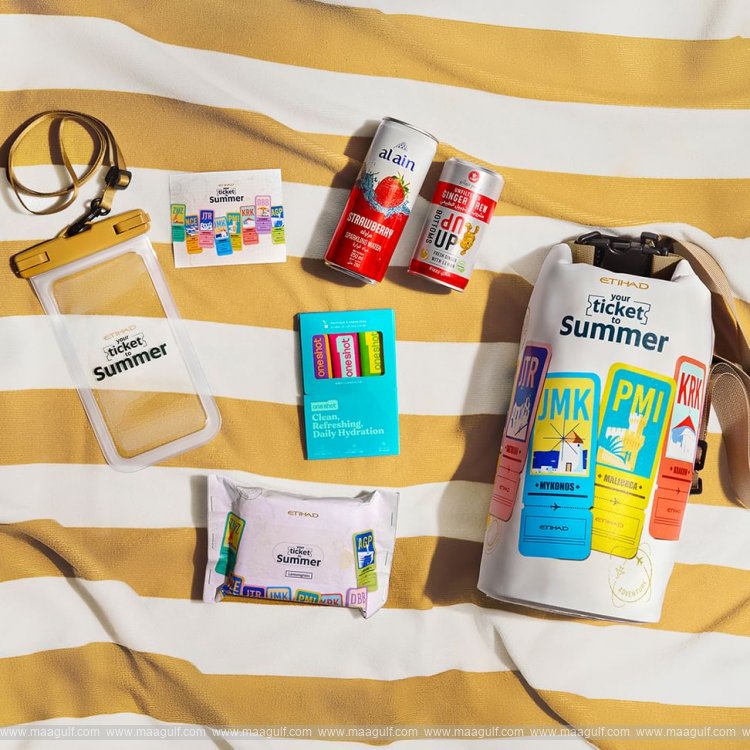 Etihad launches limited-edition Summer Essentials Kit onboard