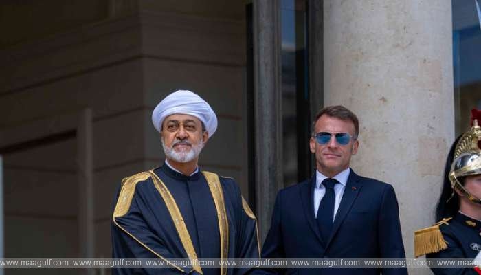 Oman\'s Sultan Haitham meets French President Macron
