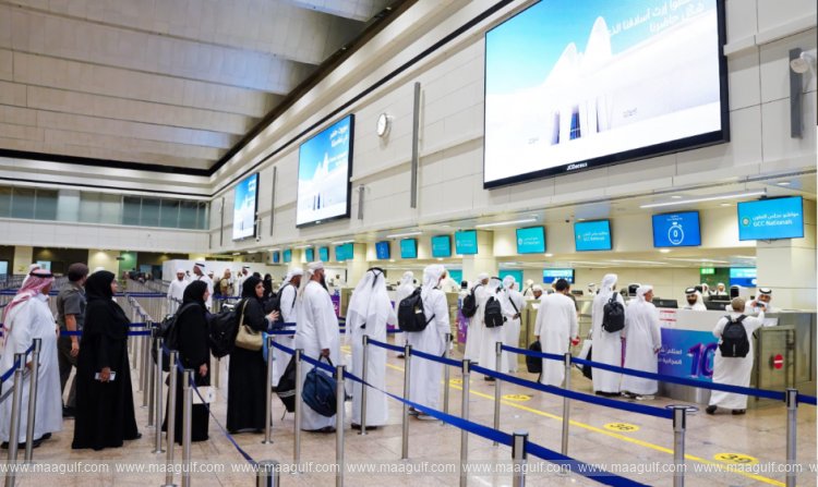 GDRFA Dubai Welcomes Returning Pilgrims with the Slogan \'The UAE Welcomes the Return of Pilgrims\'