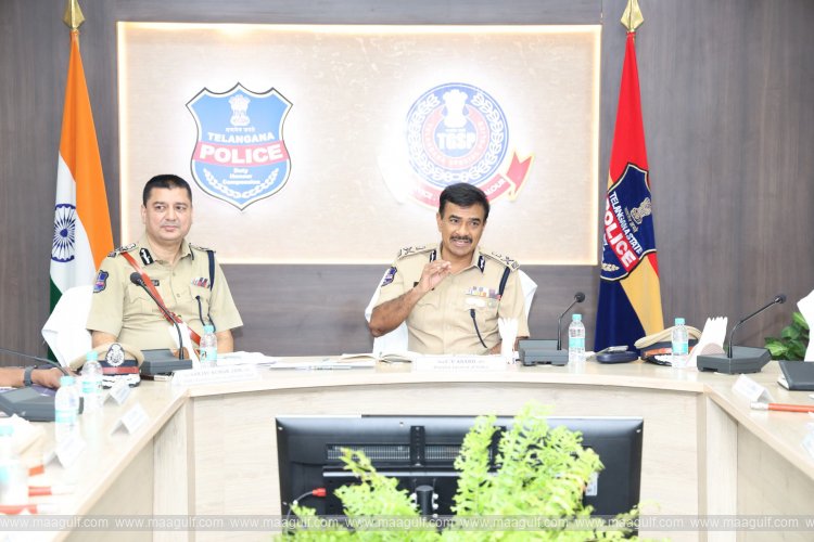 DGP Anand reviews the performance of the Telangana Special Police