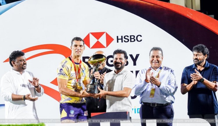 Rugby Premier League title for Hyderabad Heroes; CM Revanth presents trophy to the winners