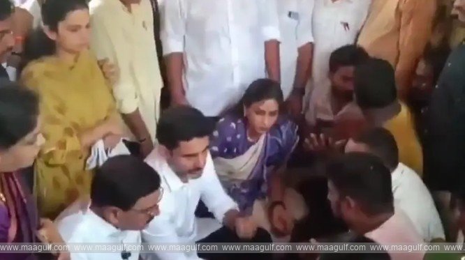 మంత్రి లోకేష్‌ను ముట్టడించిన స్టీల్ ప్లాంట్ కార్మిక సంఘాలు!
