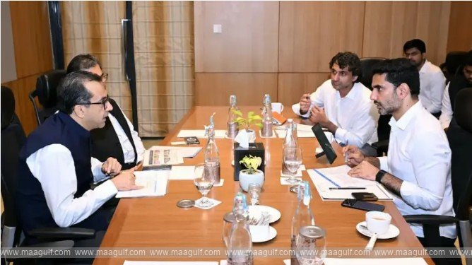 Minister Lokesh holds series of meetings with industrialists in Kolkata
