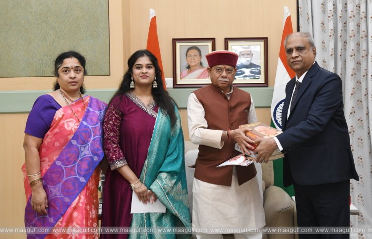 తెలంగాణ గవర్నర్‌ను కలిసిన డా.ఎన్.వి. సుధా కిరణ్