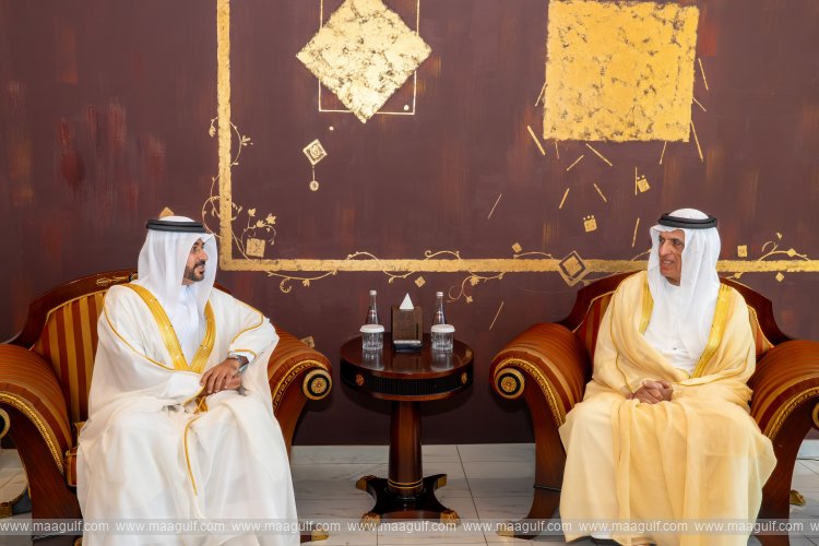 Saud bin Saqr receives Bahrain\'s Consul-General