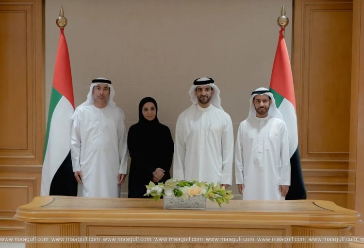 Sultan bin Ahmed witnesses Judicial Dept and CBUAE MoU signing