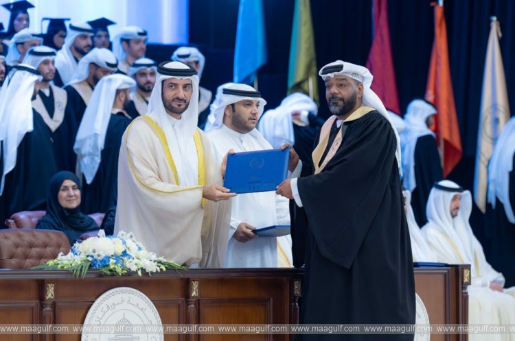 Sultan bin Ahmed attends the second graduation ceremony of UKF