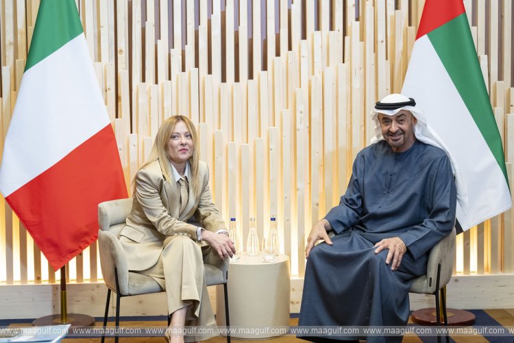 UAE President meets Italian Prime Minister on sidelines of G7 Summit