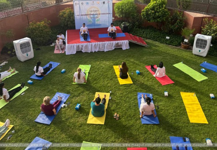 Yoga Festival organized by Indian Embassy in Kuwait..!!