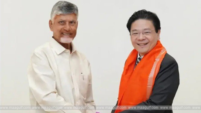 CM Chandrababu Naidu meets Singaporean Prime Minister Lawrence Wong
