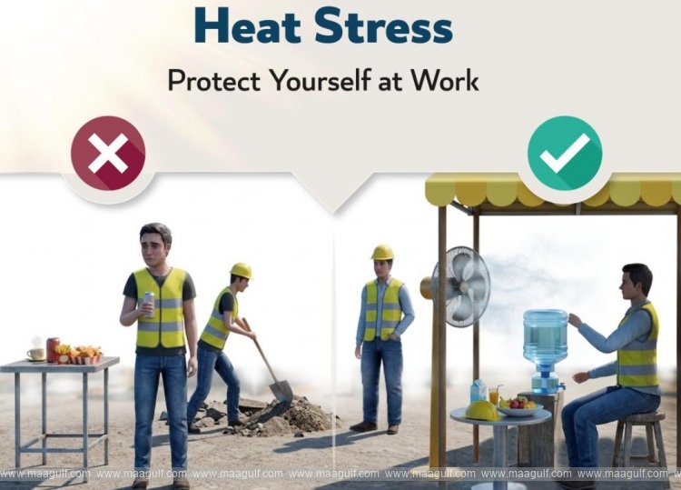 MoPH tips to deal with heat stress in the workplace..!!