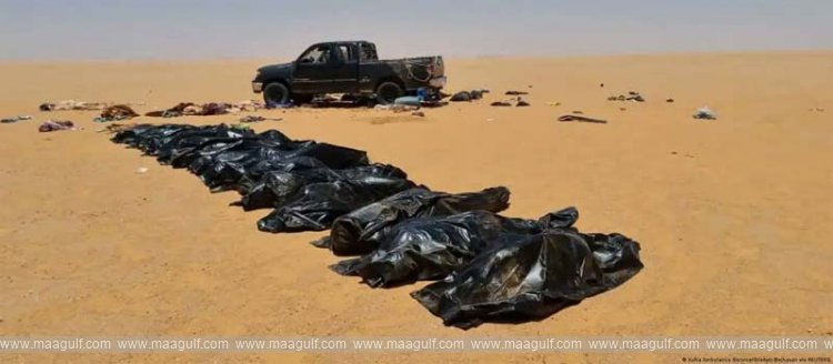 A terrible tragedy in the Sahara Desert.. 49 people die due to lack of water