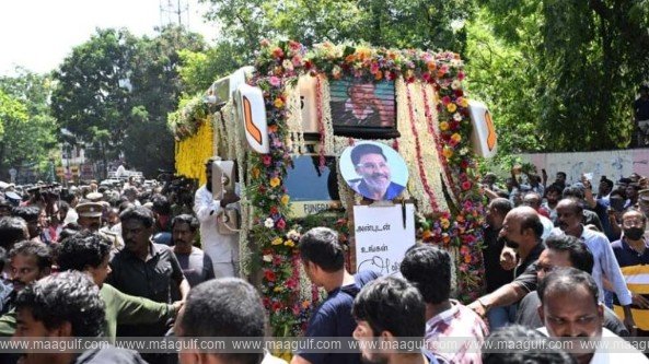 Bhagya Raj\'s funeral completed with state honors