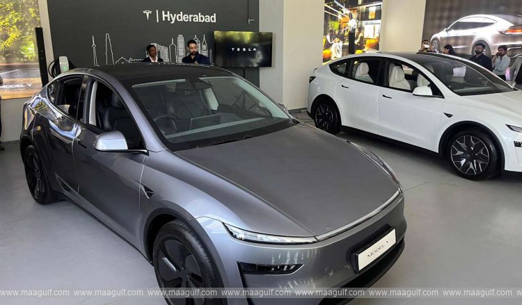 Tesla Experience Center in Hyderabad